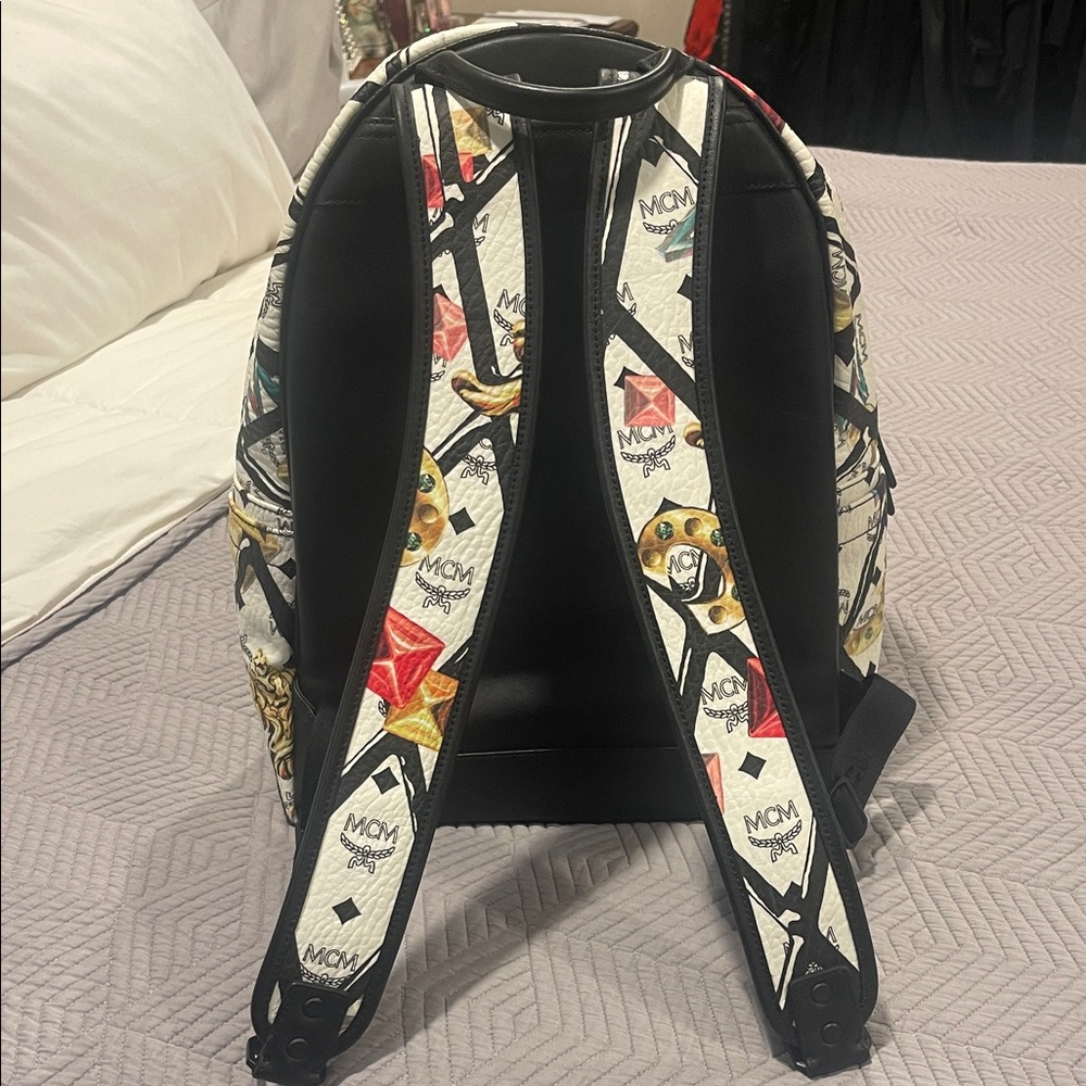 Mcm Multicolor Graphic Backpack - image 2